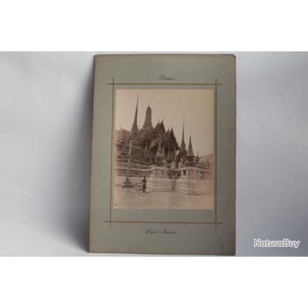 Photographie Siam Temple Wat Phra Kaeo Tha�lande papier sal�