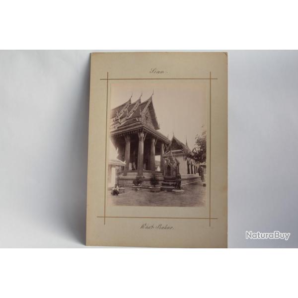 Photographie Siam Temple Wat Phra Kaeo Tha�lande papier sal�