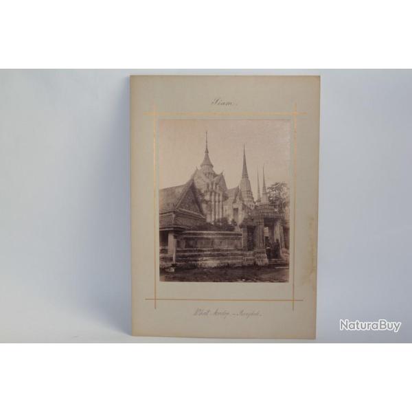 Photographie Siam Temple Wat Pho Tha�lande papier sal�