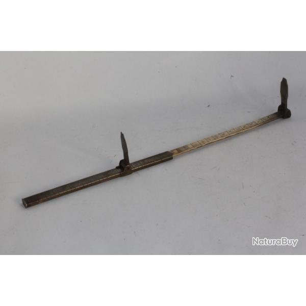 Pedim�tre laiton Instrument mesure pointure pieds Cordonnier