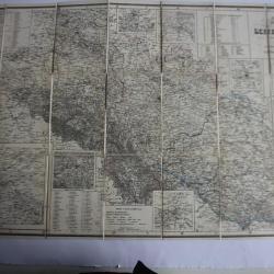 Carte Silésie Karte der Provinz Schlesien F. Handtke 1860