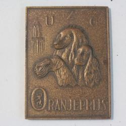 Médaille UZG Oranjeprijs Concours canin Belgique 1930 Chiens