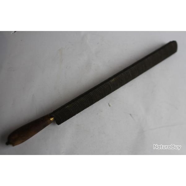Ancienne �couane lime rabot m�tallique Brevet Suisse Outil Art populaire