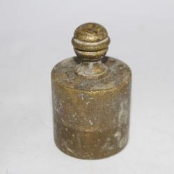 Ancien plomb de maçon en bronze Art populaire