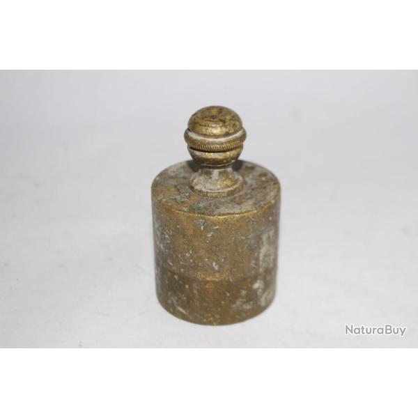 Ancien plomb de ma�on en bronze Art populaire