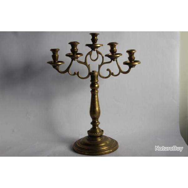 Chandelier bronze espagnol XVIIIe si�cle
