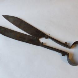 Grandes forces en fer forg&eacute; ciseaux outils