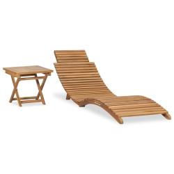 Transat chaise longue bain de soleil lit de jardin terrasse meuble d'ext&eacute;rieur pliable avec table b