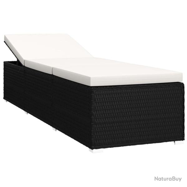 Transat chaise longue bain de soleil lit de jardin terrasse meuble d'extrieur et table  th rsin