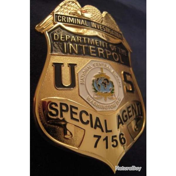 Insigne Interpol neuf.