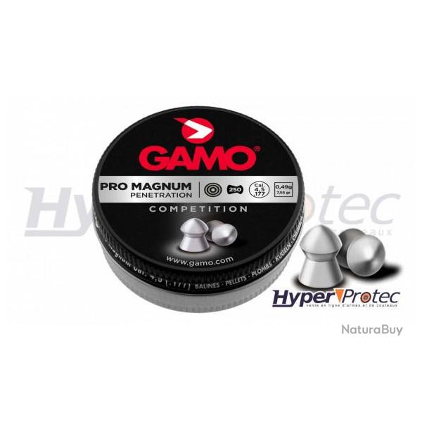 Gamo Pro Magnum Boite de 250 Plomb 4.5 mm