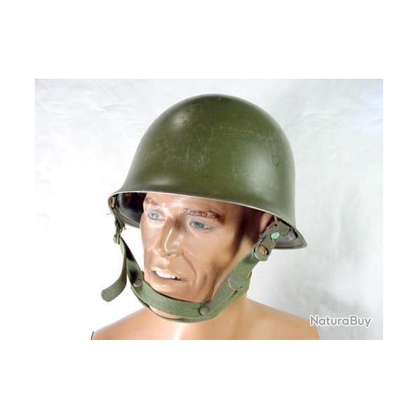 Casque de parachutiste Fran�ais Mod�le 51 modifi� TAP 56