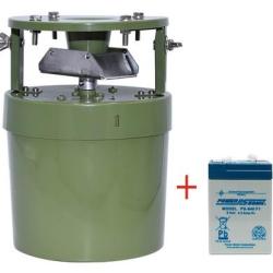 Pack agrainoir automatique Pisteurs programmateur digital 6V + batterie power sonic