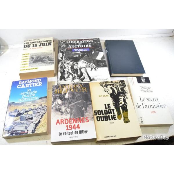 Lot livres sur la Deuxi�me Guerre Mondiale. WW2