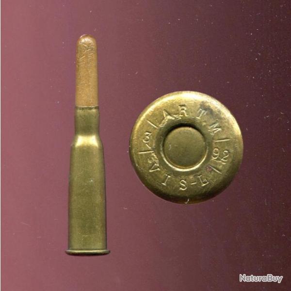 8 mm Lebel � blanc Mle 1892 - RARE  balle papier paille vernie - Cartoucherie de Vincennes en 1892