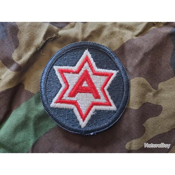 PATCH tissu US WW2 6TH ARMY CORPS militaria ( 100% Original )