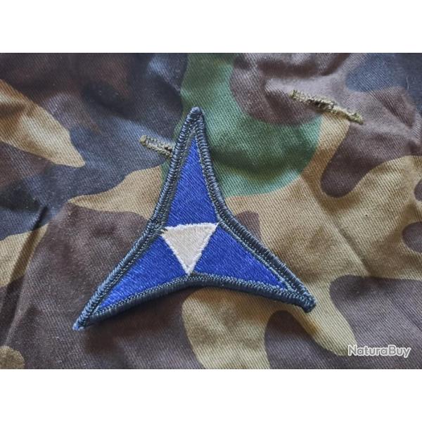 PATCH tissu US WW2 3th ARMY CORPS BATAILLE des ARDENNES ALLEMAGNE 100% Original