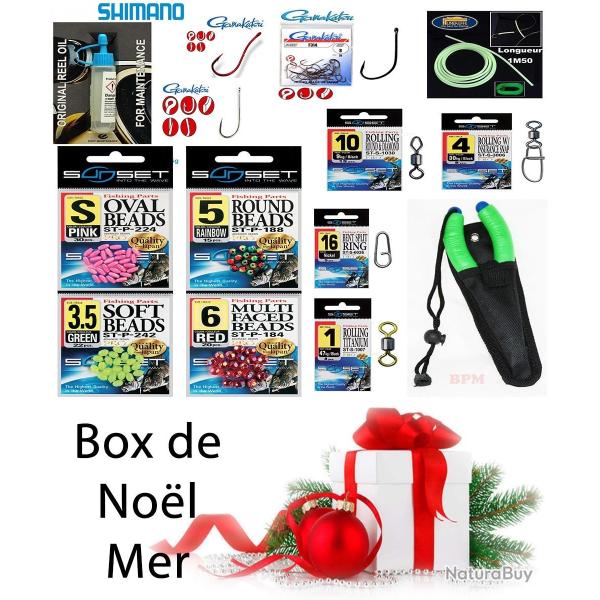 ID�E BOX CADEAU DE NO�L P�CHE EN MER.