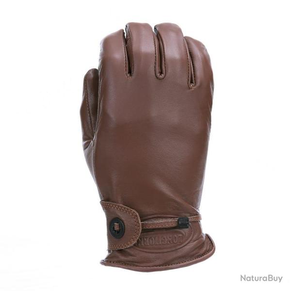 Gants de rod�o 100 cuir Couleur Marron
