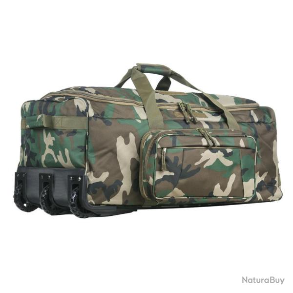 Sac commando trolley 136L (Couleur Camouflage Woodland)