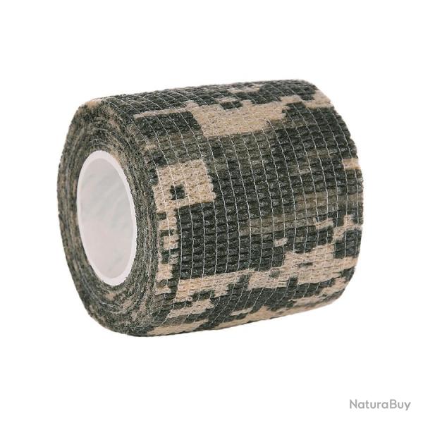 Bande extensible en rouleau 4,5 m x 5 cm (Couleur Camouflage ACU)