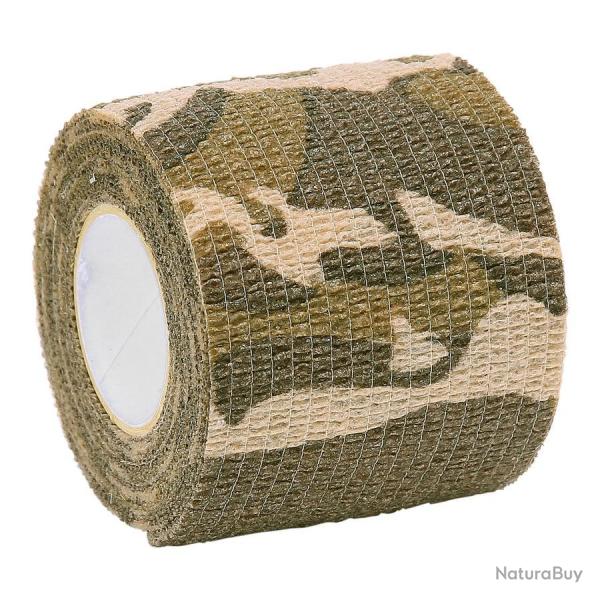 Bande extensible en rouleau 4,5 m x 5 cm (Couleur Camouflage Desert Night)