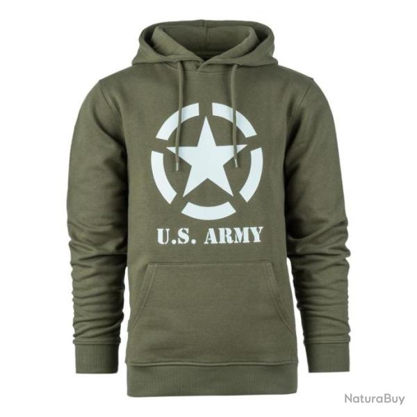 Sweat � capuche Allied Star Couleur Kaki