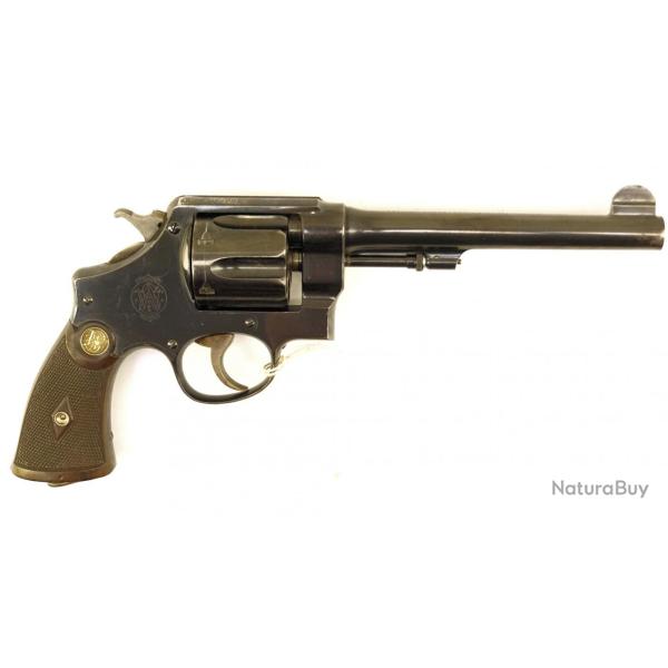 Revolver smith wesson hand ejector 2em model calibre 455 webley