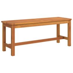 Banc de jardin meuble de patio d'ext&eacute;rieur terrasse 110 x 35 x 45 cm bois massif d'acacia 02_0011175
