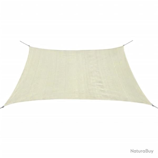Parasol en PEHD carr 3,6 x 3,6 m crme 02_0008585