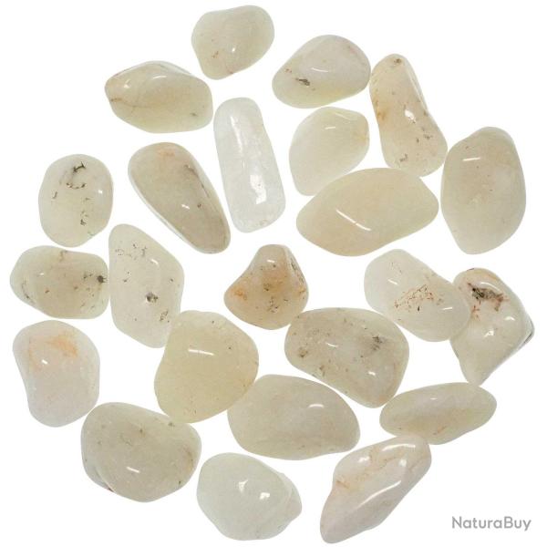 Pierres roul�es quartz soufre - 2 � 3 cm - Lot de 4