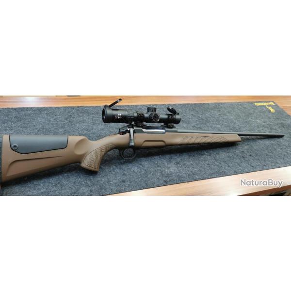 Pack Carabine � Verrou Sabatti Rover Hunter Cal. 30-06 avec Lunette Le Lynx 1-6x24 R�ticule Lumineux