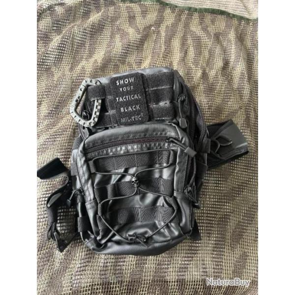 SAC COMPACT TACTICAL BLACK - MILTEC