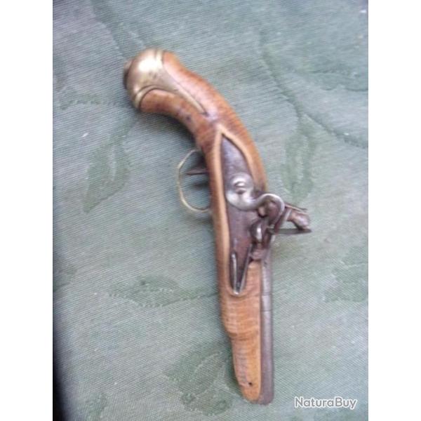 pistolet � silex calibre 11,5 mm