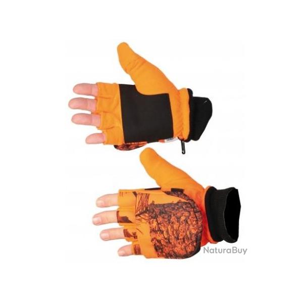 MITAINES SOMLYS CAMOUFLAGE ORANGE