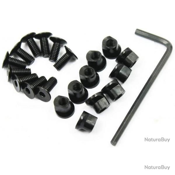 1 Lot de 10 vis et �crou pour rail keymod