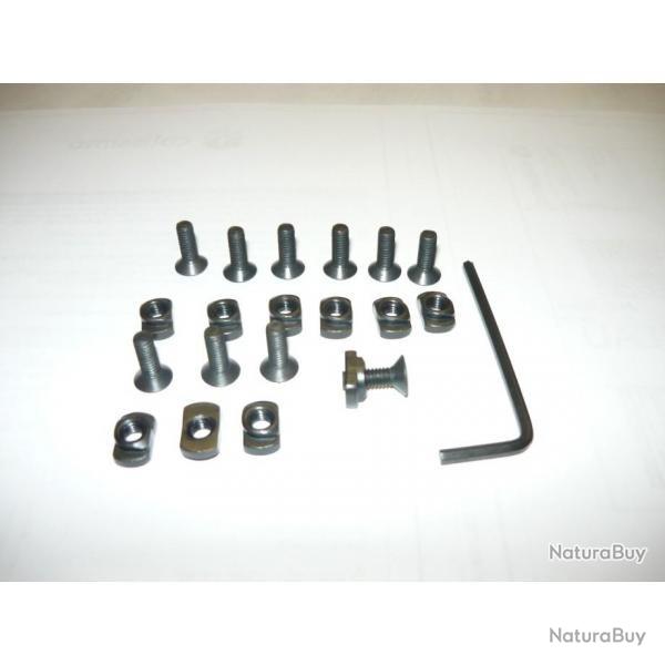 Promotion  !!! Lot de 10 vis et �crou pour rail ( fixation M - LOOK  )
