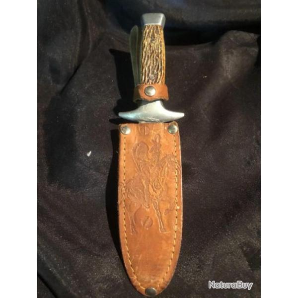 couteau scout cowboy indien