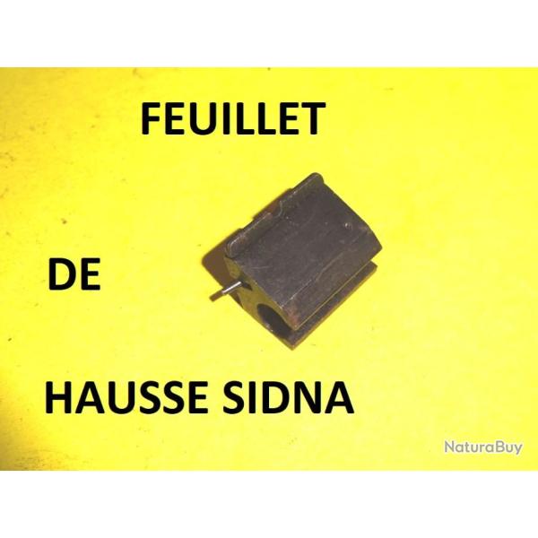 feuillet acier + ressort de hausse carabine SIDNA RAF - VENDU PAR JEPERCUTE (D9T730)