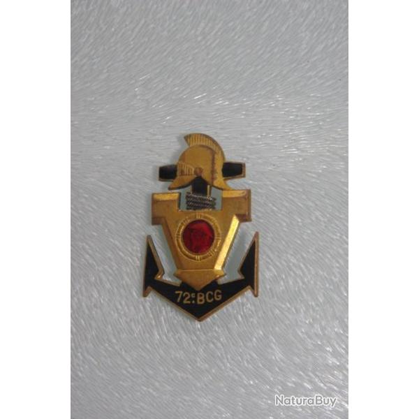 INSIGNE DU GENIE EN INDOCHINE   :  72 � RGT  COLONIAL  GENIE   ----- DRAGO  PARIS 25 RUE BERANGER