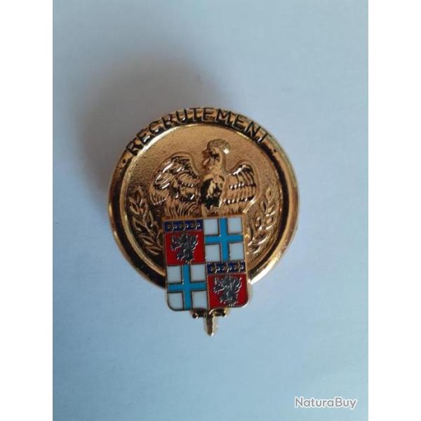 Insigne RECRUTEMENT   PICHARD BALME  G4665