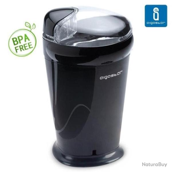 Moulin  caf pices et graines 0% BPA 150W Lames en acier Inoxydable