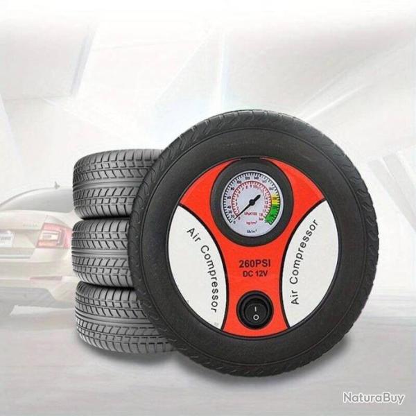 Mini gonfleur portatif lectrique pour voiture 260 PSI DC 12V
