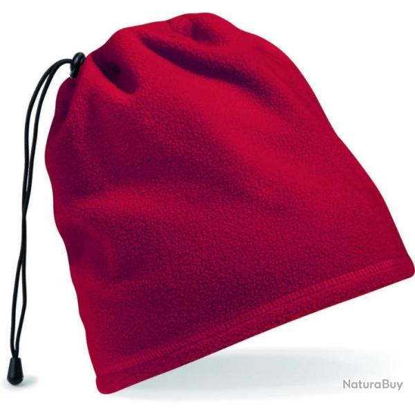 Bonnet tour de coup polaire rouge Beechfield