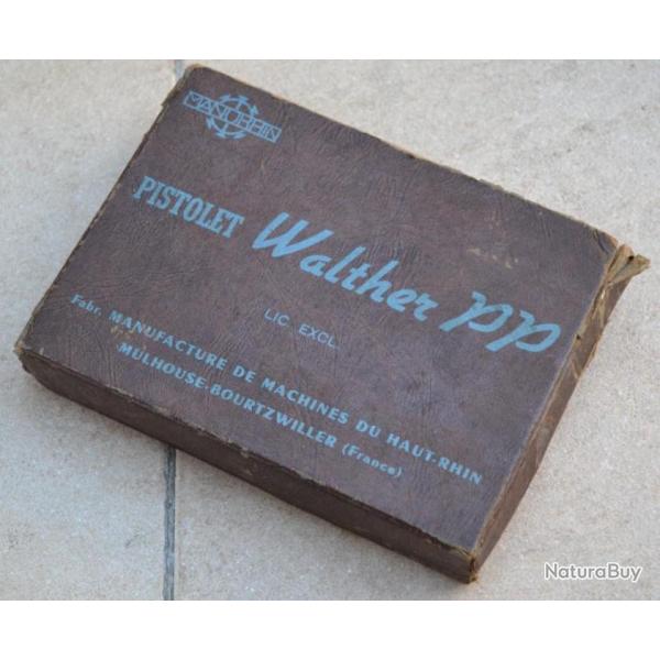 Boite Vide PA Walther PP Manhurin + Ecouvillon