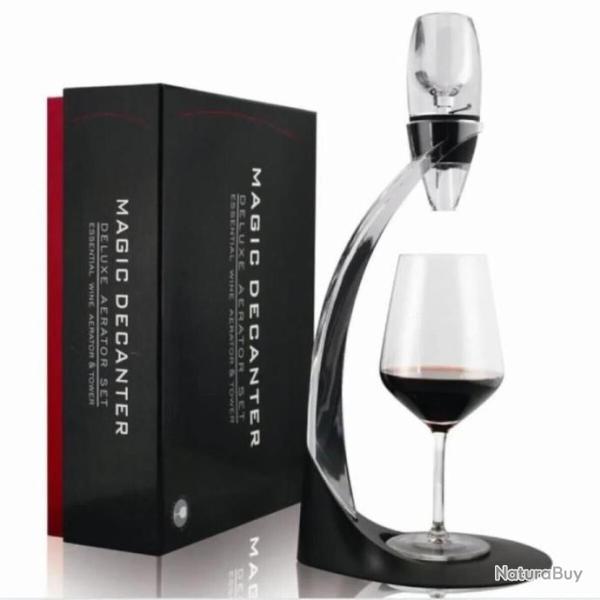 Ensemble complet D�canteur A�rateur � vin Magic Decanter