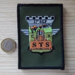 &eacute;cusson militaire 17 &eacute;me r&eacute;giment g&eacute;nie parachutiste compagnie appui