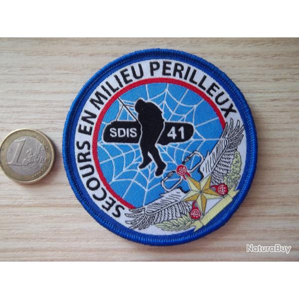 �cusson pompier milieu p�rilleux SDIS Loir-et-Cher