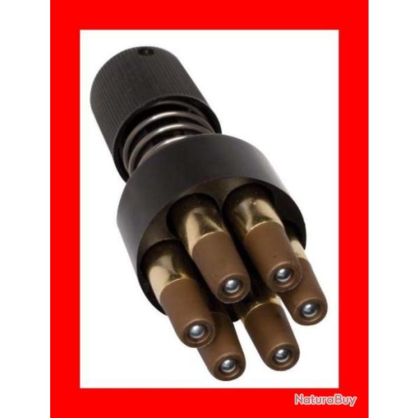CHARGETTE RAPIDE A PLOMBS ET BILLES ACIER SPEEDLOADER POUR REVOLVER BLACK OPS