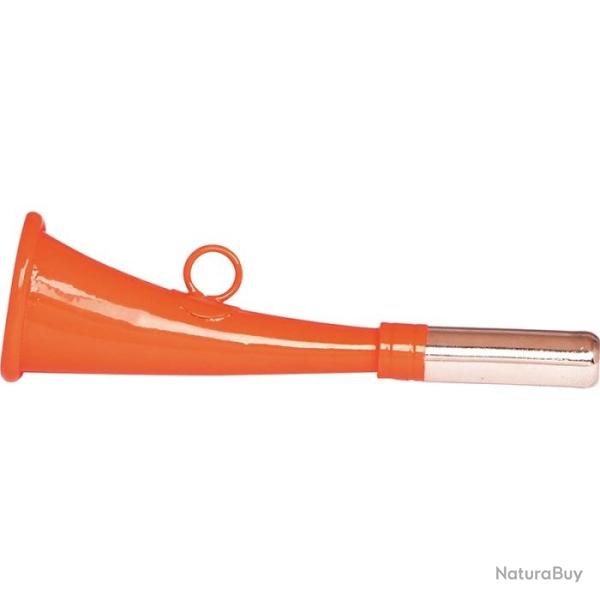 Corne plate Stepland m�tal - Orange 16 cm - 16 cm